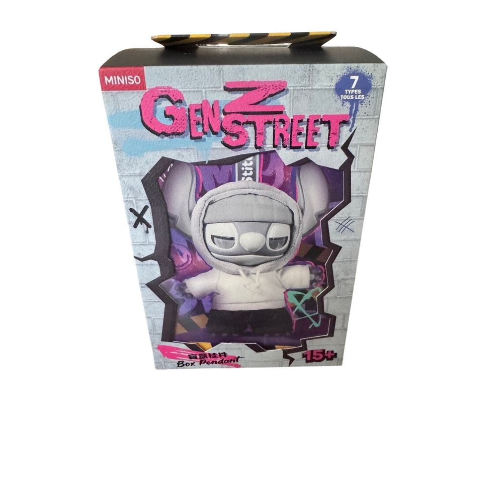 Miniso Disney Stitch Gen Z Street Box Pendant Mystery Toy Collection Sealed